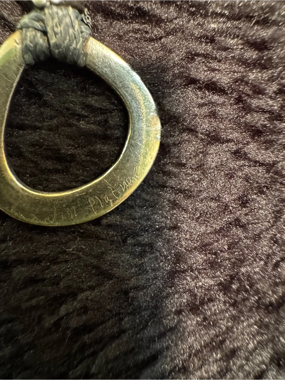 JILL PLATNER Sterling Silver Hand Braided TENARA Bracelet in DARK NAVY.